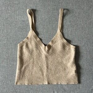 Bailey 44‎ Beige Wool Blend Top Spaghetti Strap Large